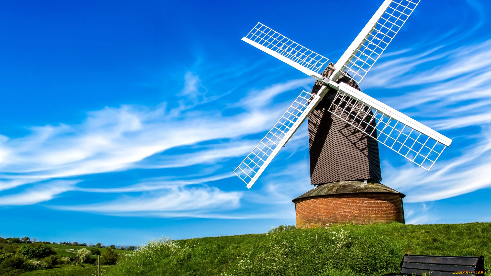 windmill at buckinghamshire, england, , , windmill, at, buckinghamshire